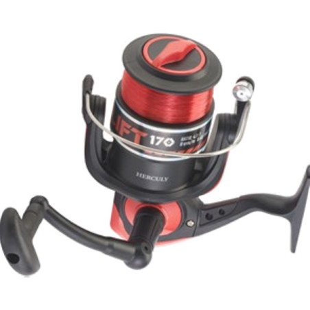 Carrete Herculy Lift 170 RED | Spinning con freno delantero y grafito