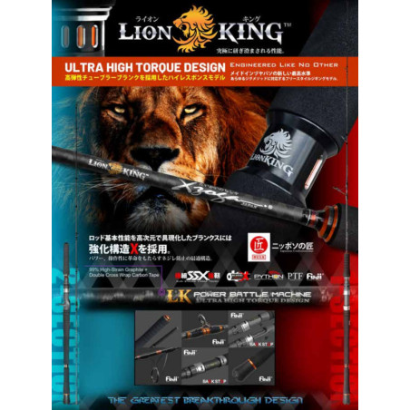 Caña XZOGA LionKing KS 6024 F | Pesca desde embarcación