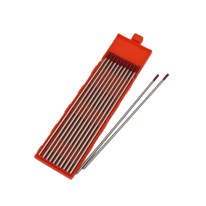 ELECTRODO TUNGSTENO 2,4MM*150MM ROJO