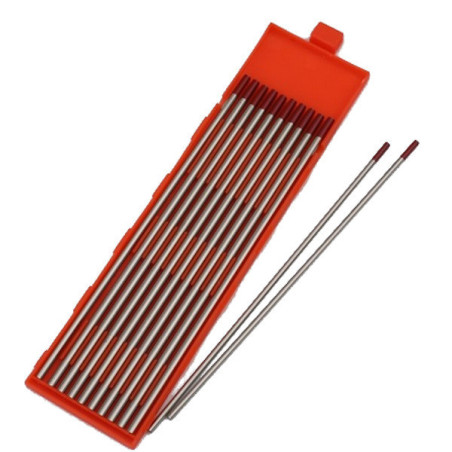 ELECTRODO TUNGSTENO 2,4MM*150MM ROJO