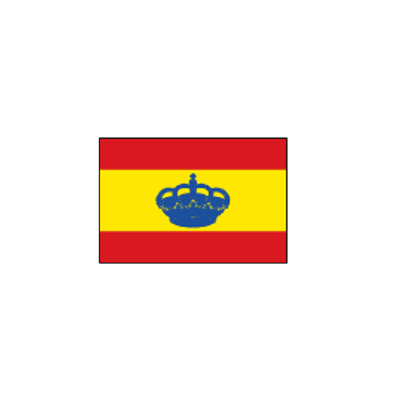 bandera espaÑa c/corona 0.30x0.20