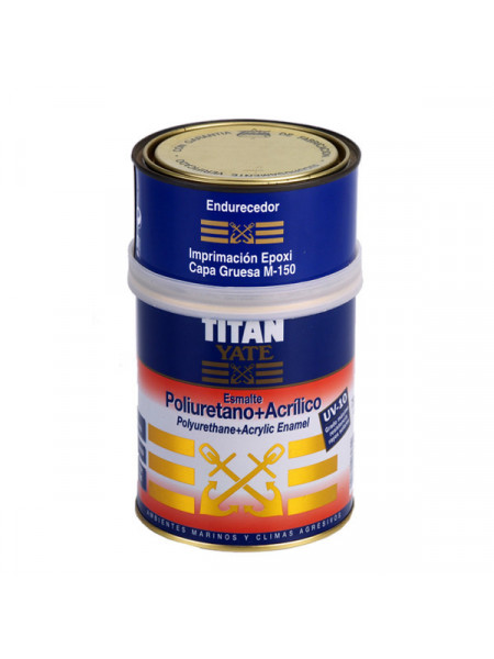 titan yate esmalte poliuretano blanco 750