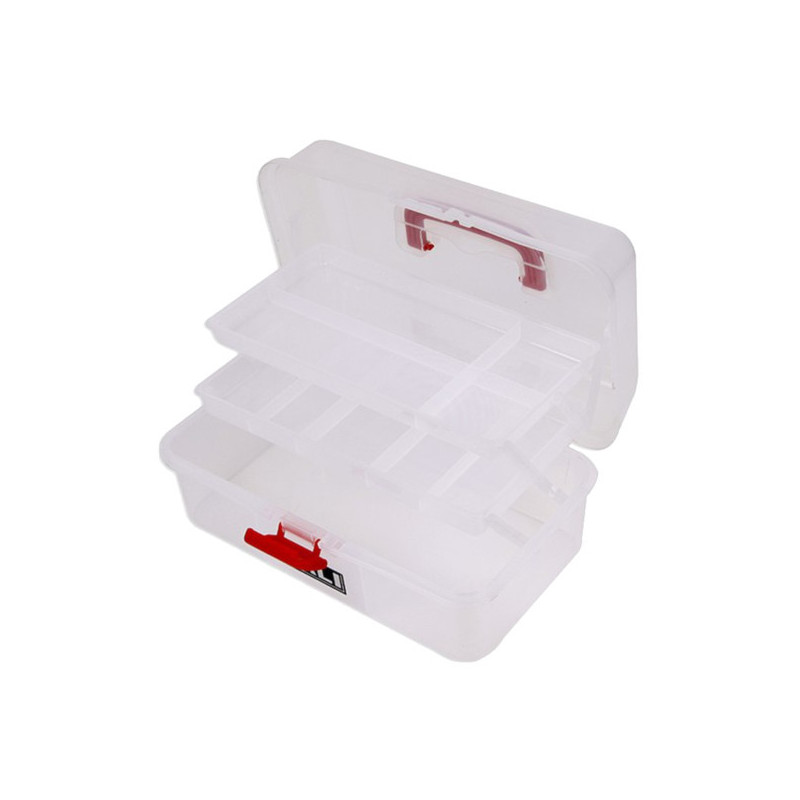 PESCA CAJA MALETA TRASLUCIDA 10-D