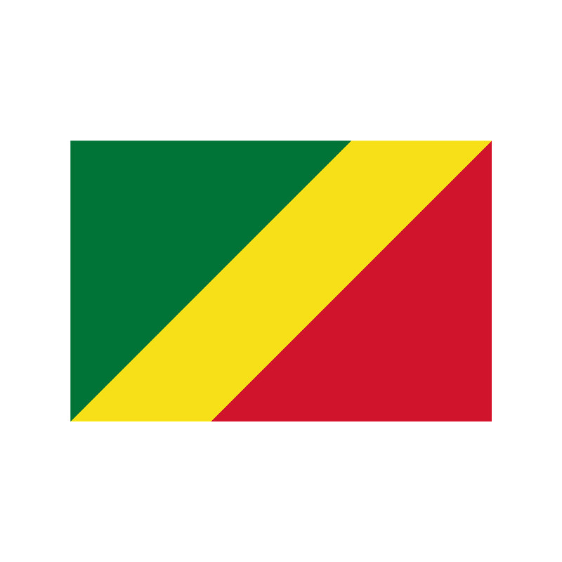 NAU BANDERA REPUBLICA CONGO 1X0,7