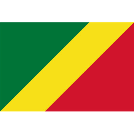 NAU BANDERA REPUBLICA CONGO 1X0,7