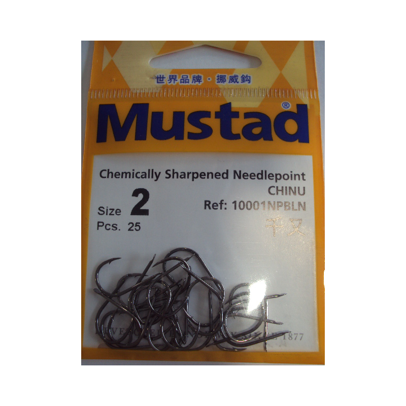 anzuelo mustad chinu 10001 nº2
