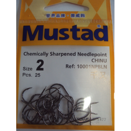 anzuelo mustad chinu 10001 nº2