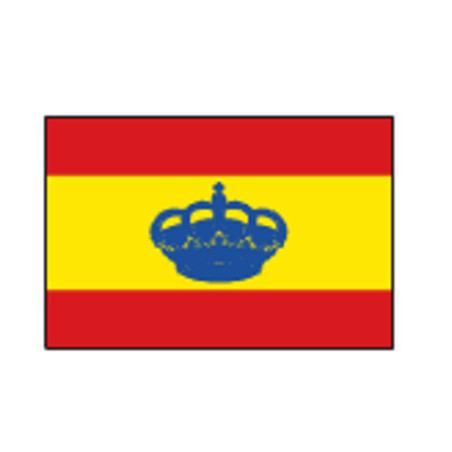bandera espaÑa c/corona 0.45x0.30