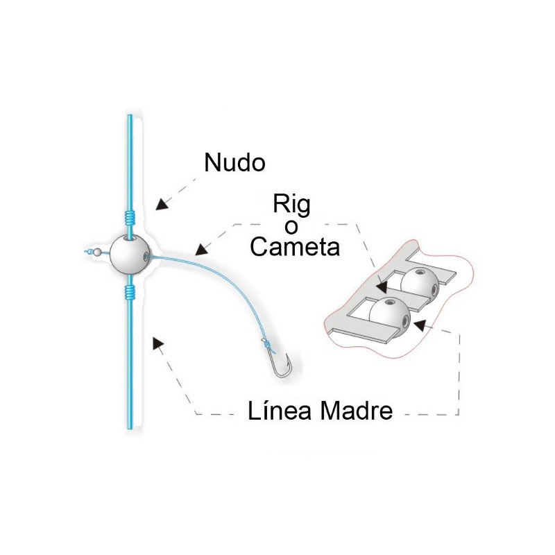 PESCA BOLA STONFO 65 DOBLE TALADRO 3MM