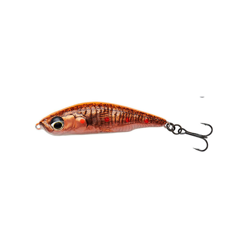 PESCA ENGAÑO 3D STICKLEBAIT 75MM ORANGE